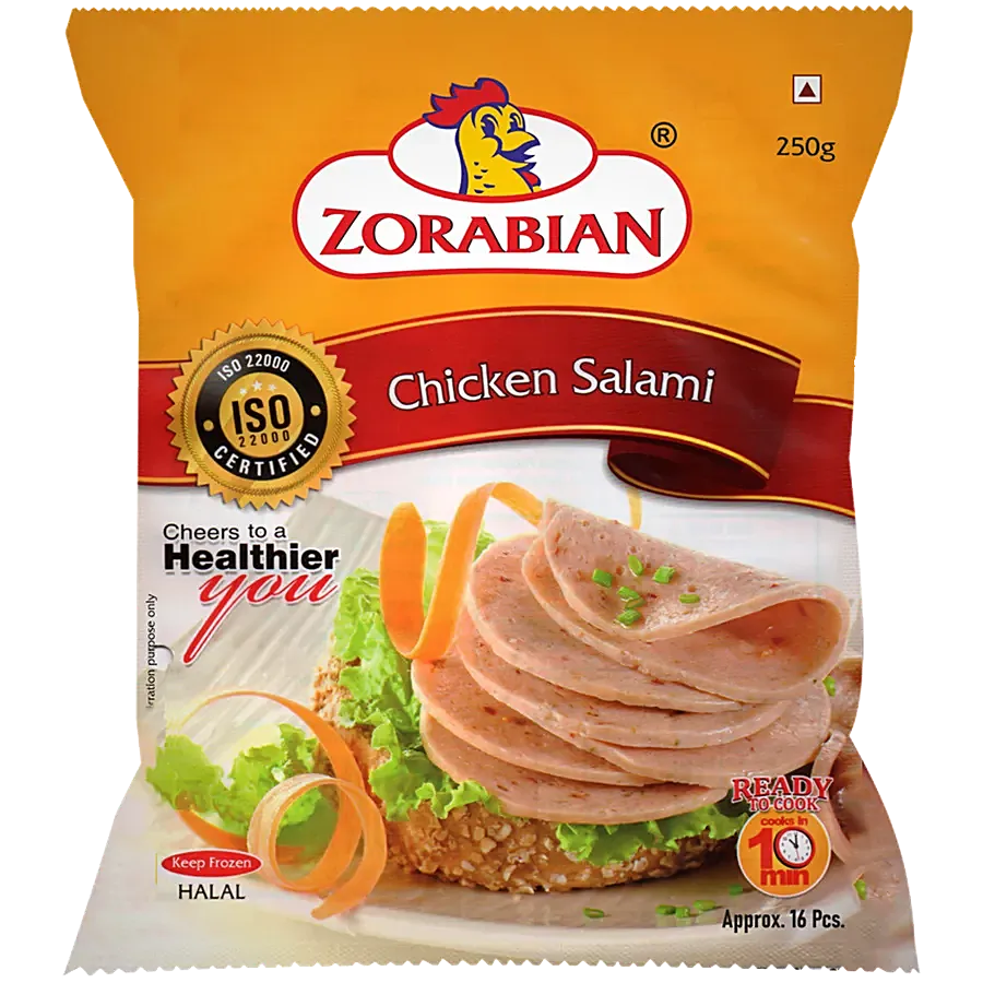 Zorabian Plain Chicken Salami - 250g