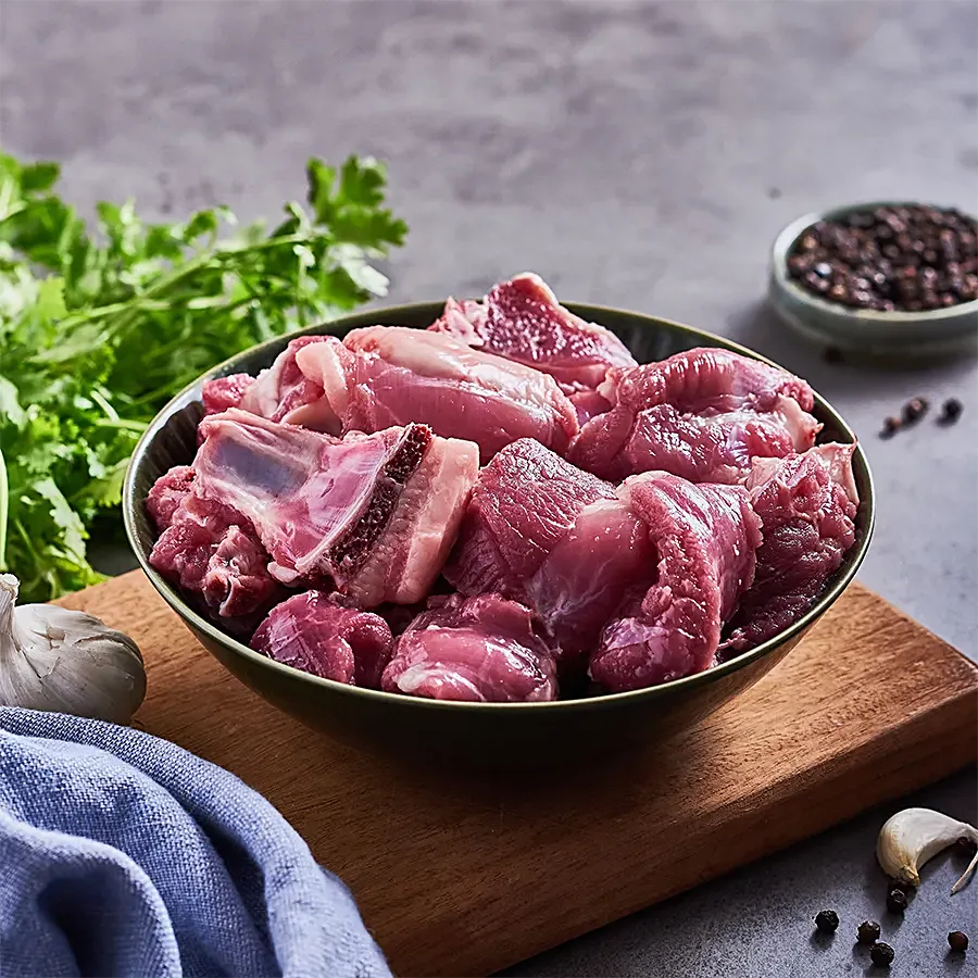 Fresh Mutton Curry Pieces (1kg)