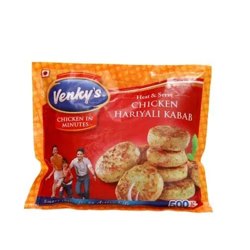 Venky's Chicken Hariyali Kabab -500g