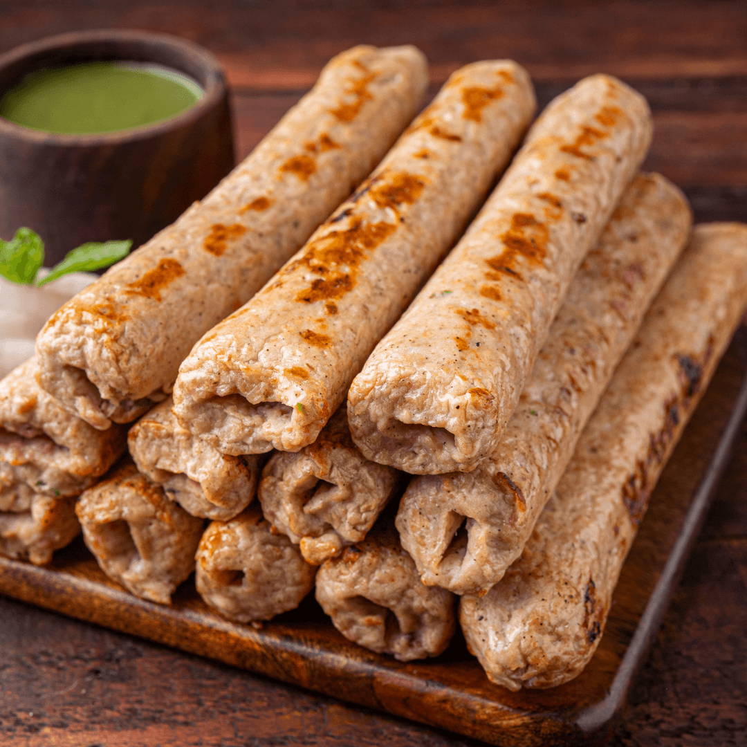 Chicken Malai Seekh Kebab