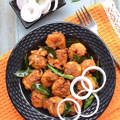 Chettinad Prawns 65